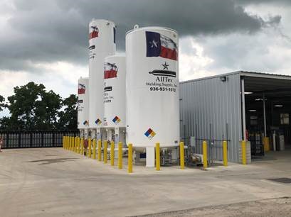 AllTex Welding Supply, Inc. storefront in Waller, TX